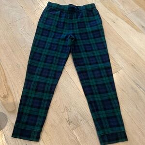 Janie and Jack plaid jogger